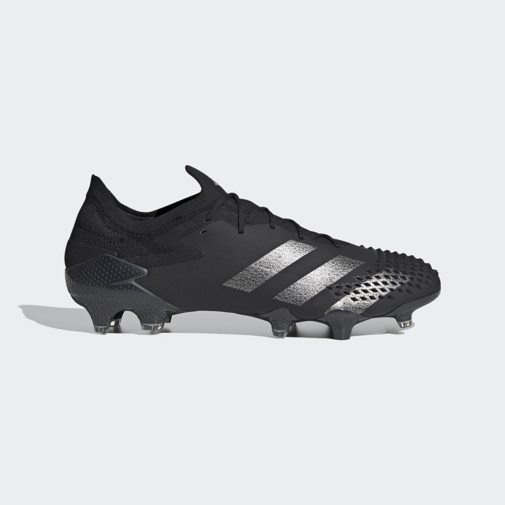 Ghete Fotbal Adidas Predator Mutator 20.1 Firm Ground Barbati Romania - Negrii/Argintii Metal EF2205